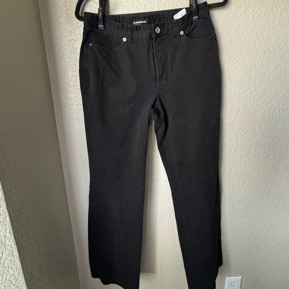 Cambio "Jade" Jeans Straight Leg High Rise Medium Wash Stretch Womens 8 - Picture 7 of 11